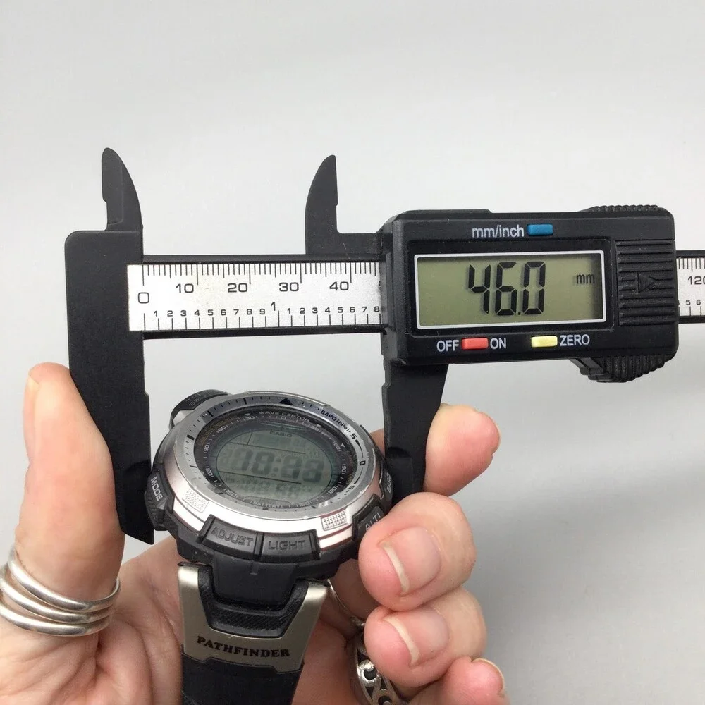 Casio Pathfinder PAW-1300 Mens Watch 46mm Digital Tough Solar 5 Triple Sensor
